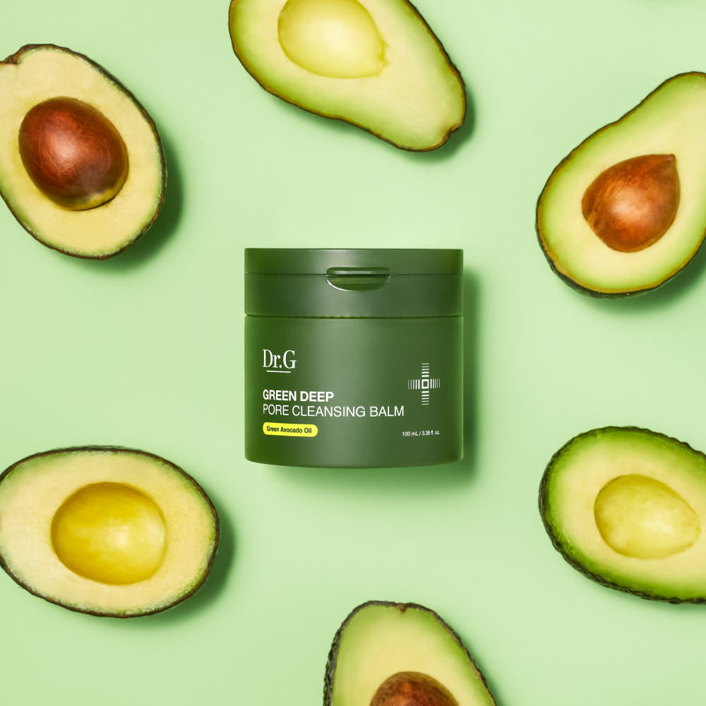 DR.G Green Deep Pore Cleansing Balm دكتور جي بلسم تنظيف المسام غرين ديب لإزالة المكياج الثقيل والرؤوس السوداء بفعالية