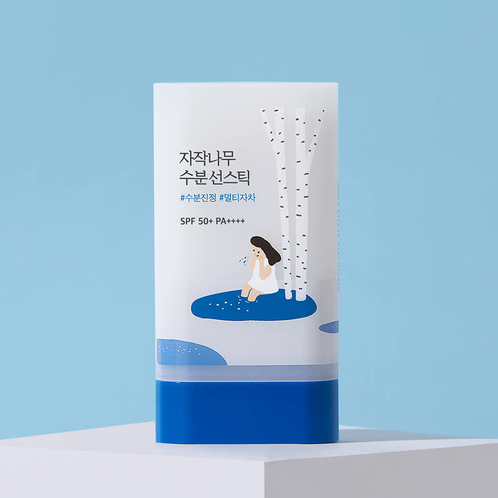 ROUND LAB Birch Juice Moisturizing Sun Stick (SPF50+ PA++++) راوند لاب واقي شمس بيرش جويس المرطب صن ستيك لتبريد البشرة وحمايتها