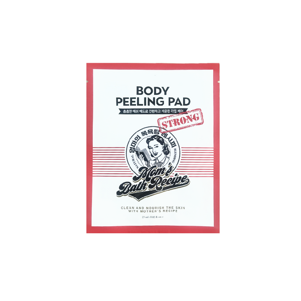 Mom's Bath Recipe Body Peeling Pad Strong مومز باث ريسيبي باد تقشير الجسم القوية تقشير قوي وترطيب فوري بتركيبة مغذية وخالية من التهيج