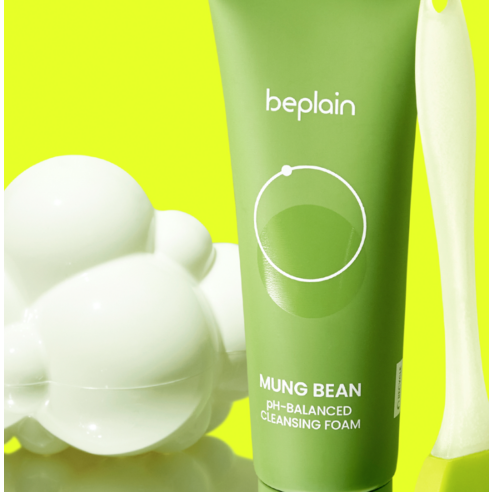 BEPLAIN Mung Bean pH Balanced Cleansing Foam غسول الوجه بحمضية خفيفة من بيبلين بخلاصة الفاصوليا الخضراء