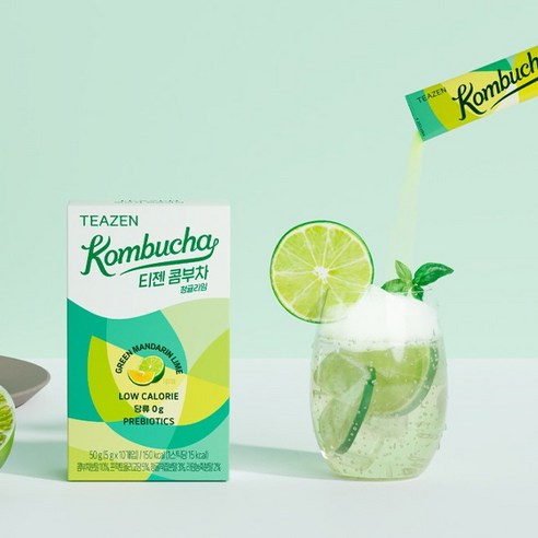 TEAZEN Kombucha تيزان كومبوتشا (نكهات جديدة)