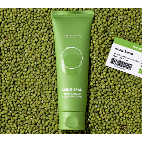 BEPLAIN Mung Bean pH Balanced Cleansing Foam غسول الوجه بحمضية خفيفة من بيبلين بخلاصة الفاصوليا الخضراء