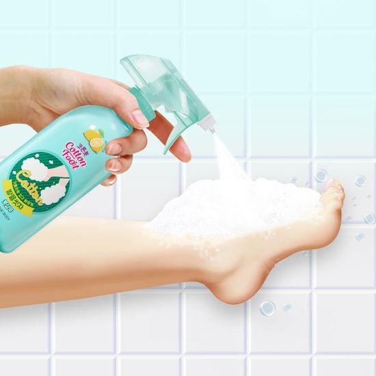 ON:THE BODY Let’s Wash Feet Cotton Foot Shampoo شامبو القدم الرغوي لتنظيف القدمين وإزالة الرائحة بـ 3 نكهات منعشة