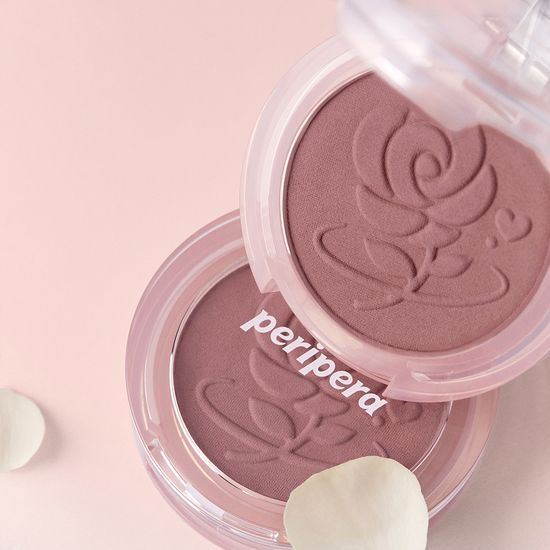 PERIPERA Pure Blushed Sunshine Cheek Muteral Rose بيريبيرا بيور بلاش صن شاين نغمة الوردة الهادئة لإشراقة طبيعية ومتوهّجة