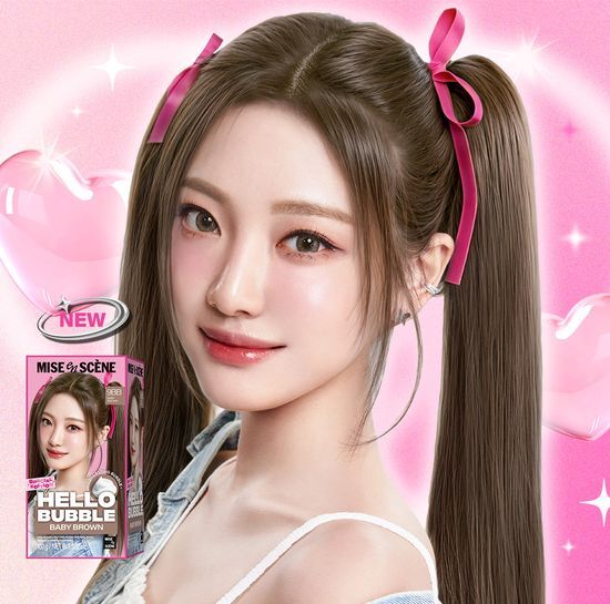 MISEENSCENE New Hello Bubble Hair Color ميسانسن نيو هيلو بابل صبغة الشعر لون طويل الأمد