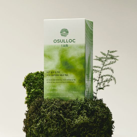 OSULLOC Jeju Matcha Milk Tea شاي ماتشا الحليب – نكهة ماتشا جيجو الغنية مع نعومة الحليب