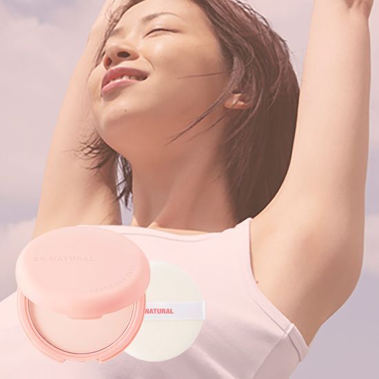 🇰🇷🥇So Natural Peach Deo Pact بيتش ديو فكت بودرة منعشة لتفتيح وتنعيم تحت الإبط برائحة الخوخ
