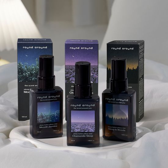 ROUND AROUND Sleep Better Pillow Mist بخاخ الوسادة المعطّر للنوم المريح