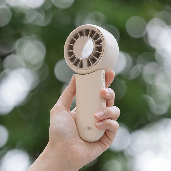 ALLO KOREA Ice Fan Cooling Portable Air Conditioner Fan المكيف المحمول تبريد فوري كأنكِ أمام مكيف حقيقي في أي وقت وأي مكان