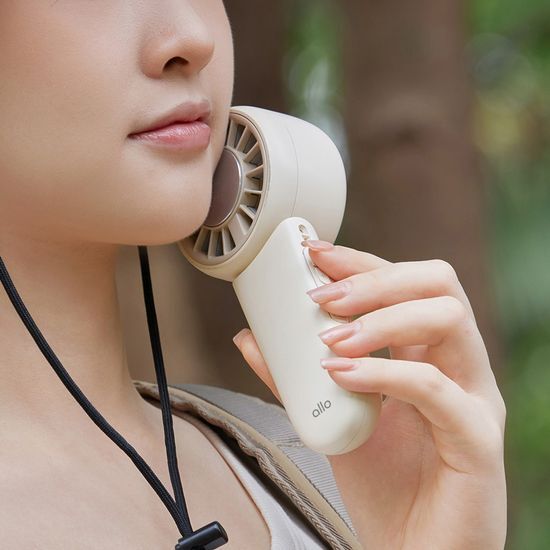 ALLO KOREA Ice Fan Cooling Portable Air Conditioner Fan المكيف المحمول تبريد فوري كأنكِ أمام مكيف حقيقي في أي وقت وأي مكان