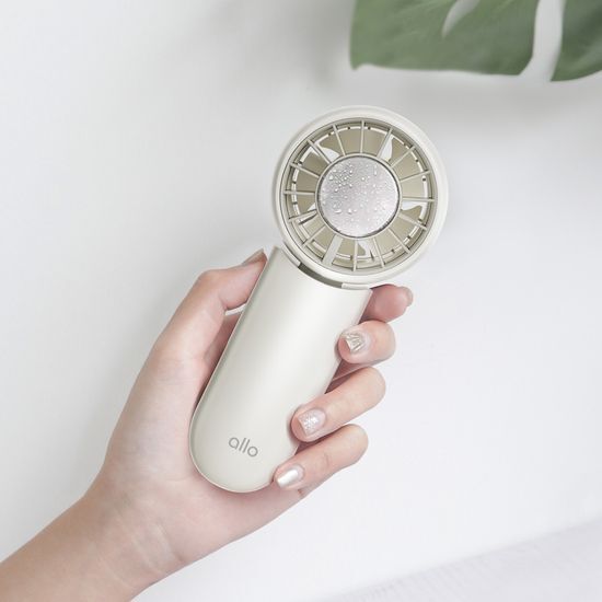 ALLO KOREA Ice Fan Cooling Portable Air Conditioner Fan المكيف المحمول تبريد فوري كأنكِ أمام مكيف حقيقي في أي وقت وأي مكان