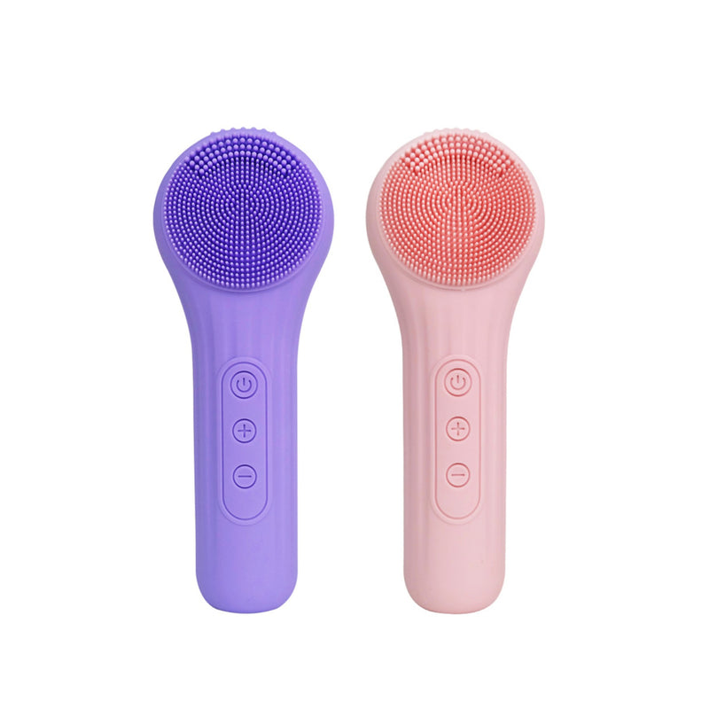 HANWUL Multi Silicon Vibrating Cleanser جهاز تنظيف الوجه الفاخر مع الاهتزاز والتدليك الحراري