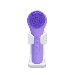 HANWUL Multi Silicon Vibrating Cleanser جهاز تنظيف الوجه الفاخر مع الاهتزاز والتدليك الحراري