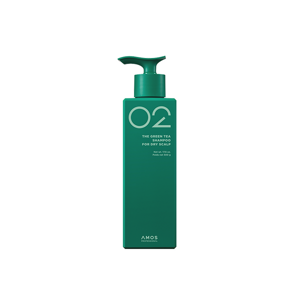 AMOS PROFESSIONAL The Green Tea Shampoo for Dry Scalp شامبو أموس بروفيشنال بالشاي الأخضر لفروة الرأس الجافة والعادية