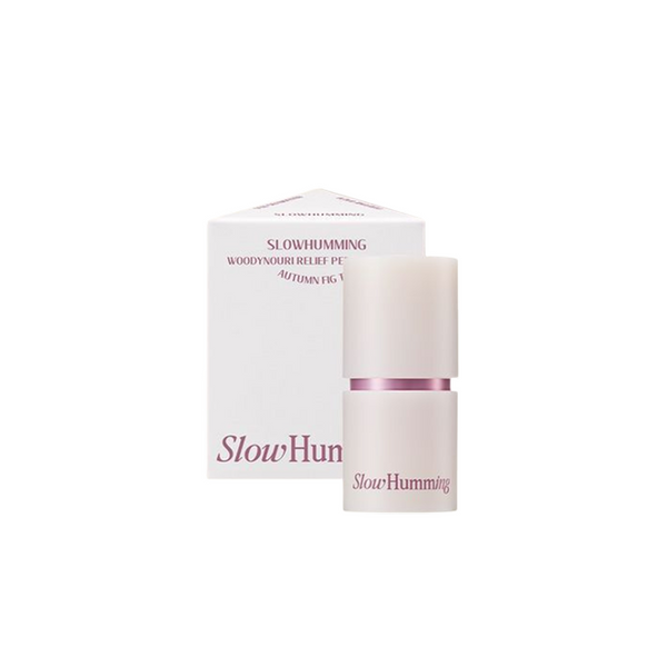 SLOWHUMMING Woodynouri Relief Perfume Balm Autumn Fig Tea سلو هامِنج وودينوري بلسم عطر شاي التين الخريفي بعطر دافئ وأنيق