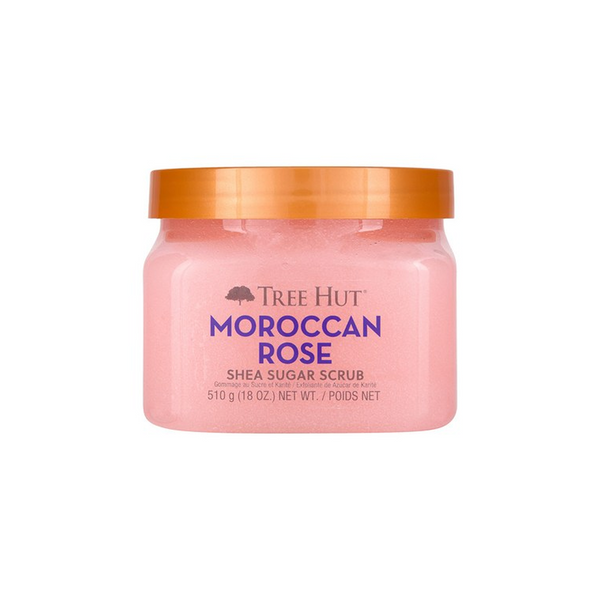 TREEHUT Shea Sugar Scrub Moroccan Rose سكراب زبدة الشيا بالورد المغربي