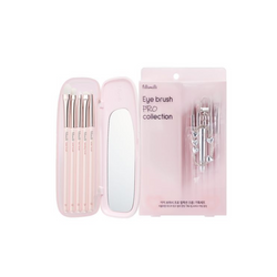 Fillimilli Eye Brush Pro Collection مجموعة فُرش العيون من فيليميلي – إصدار الباليه (5 فُرش + فرشة شفاه على شكل ميدالية) لمسة راقية وناعمة لعينيك