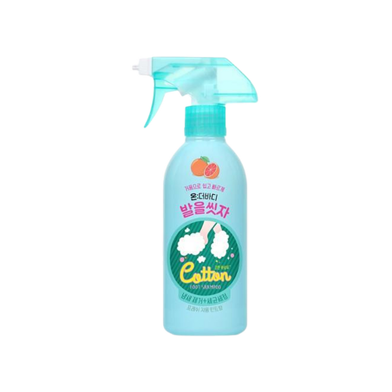 ON:THE BODY Let’s Wash Feet Cotton Foot Shampoo شامبو القدم الرغوي لتنظيف القدمين وإزالة الرائحة بـ 3 نكهات منعشة