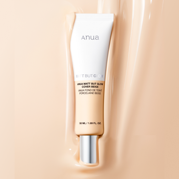 ANUA Matt But Glow Cover Beige (SPF50+ PA++++) أنوا مات بت جلو كافر بيج قاعدة مكياج مع حماية وترطيب