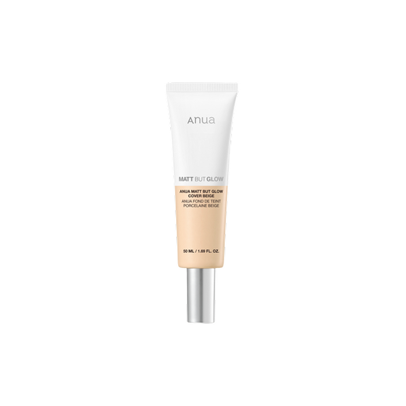 ANUA Matt But Glow Cover Beige (SPF50+ PA++++) أنوا مات بت جلو كافر بيج قاعدة مكياج مع حماية وترطيب