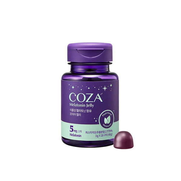 🇰🇷🥇COZA Melatonin Jelly كوجا نباتي ميلاتونين جِلّي جِلّي نباتي يساعد على نوم مريح وصحة أفضل