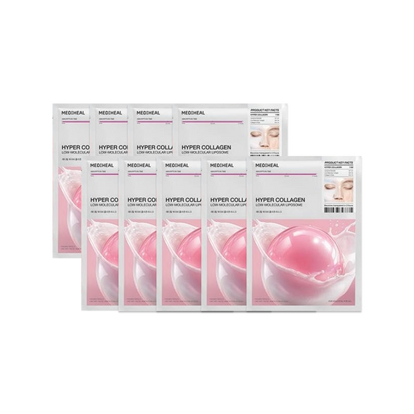 🇰🇷🥇MEDIHEAL Hyper Collagen Mask ميديهيل هايبر كولاجين ماسك قناع كولاجين عالي الامتصاص لشدّ وترطيب البشرة بعمق