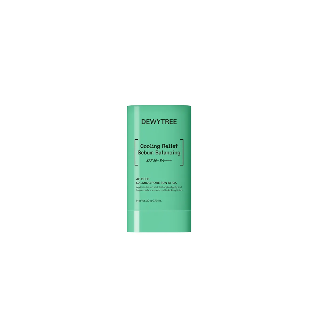 DEWYTREE AC Deep Calming Pore Sun Stick (SPF50+ PA++++) ديويتري إيه سي ديب كالمينج بور صن ستيك واقي شمس مبرد لتهدئة البشرة وتغطية المسام
