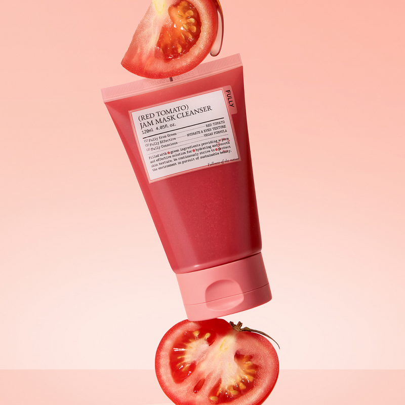 FULLY Red Tomato Jam Mask Cleanser فولي ريد توماتو جام ماسك كلينزر مقشّر جيلي فيغن للطماطم الحمراء
