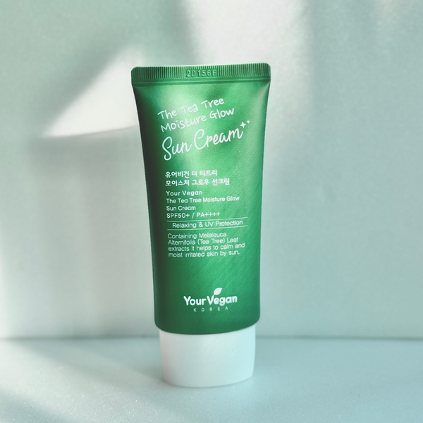 كريم واقي الشمس بمستخلص شجرة الشاي SPF50+