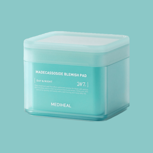 🇰🇷🥇Mediheal Madecassoside Blemish Pad باد مهدئ ومزيل لآثار البشرة الحساسة بـ100 قطعة