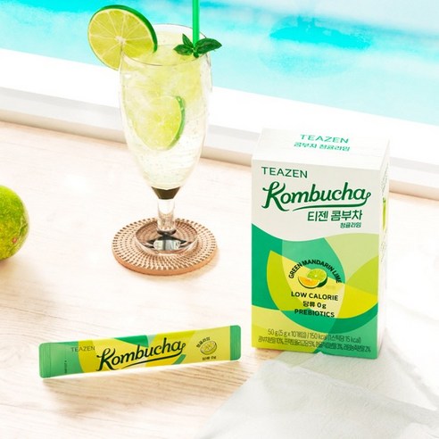 TEAZEN Kombucha تيزان كومبوتشا (نكهات جديدة)