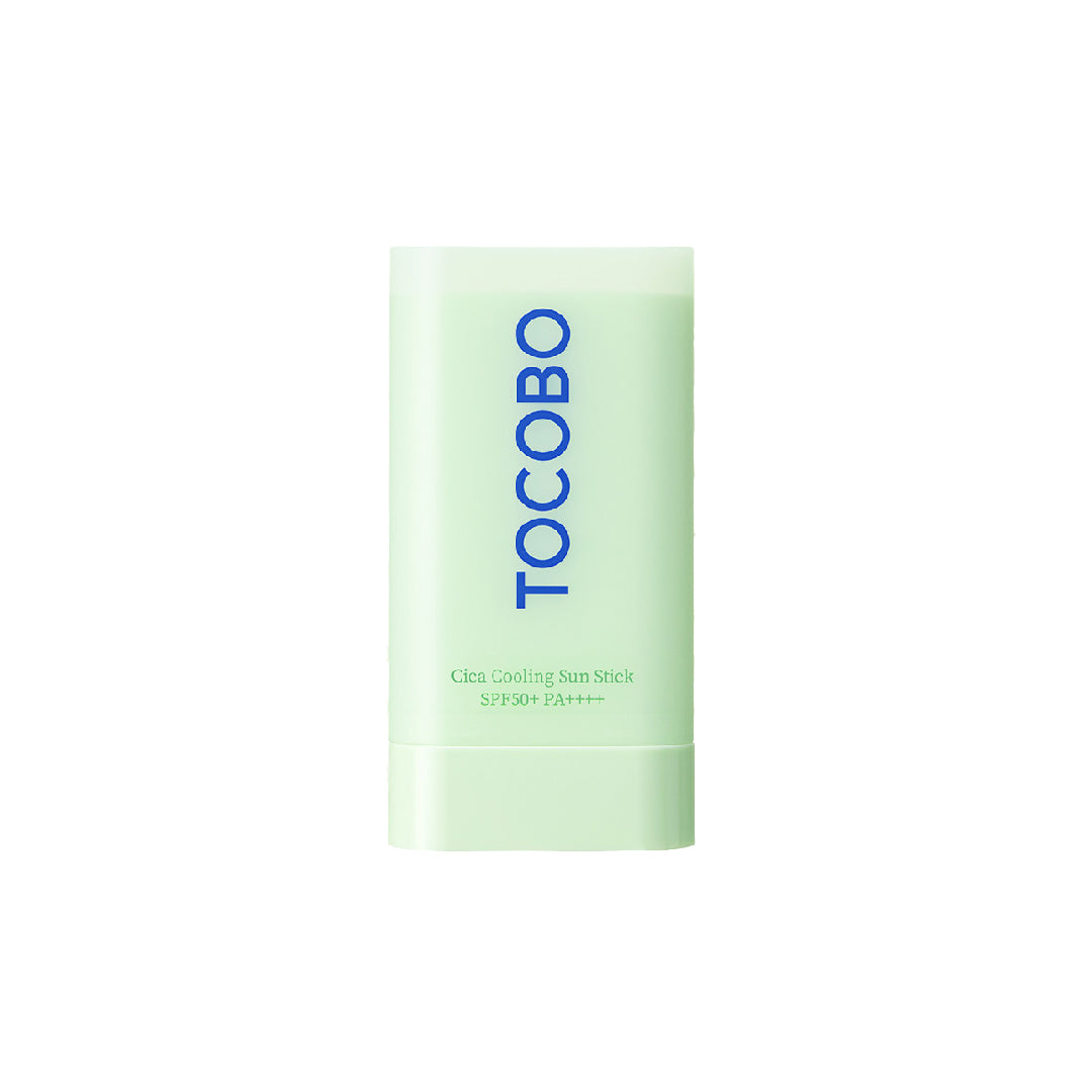 TOCOBO Cica Cooling Sun Stick (SPF50+ PA++++) عصا الشمس المبردة من توكوبو عناية مهدئة ومرطبة بحماية عالية