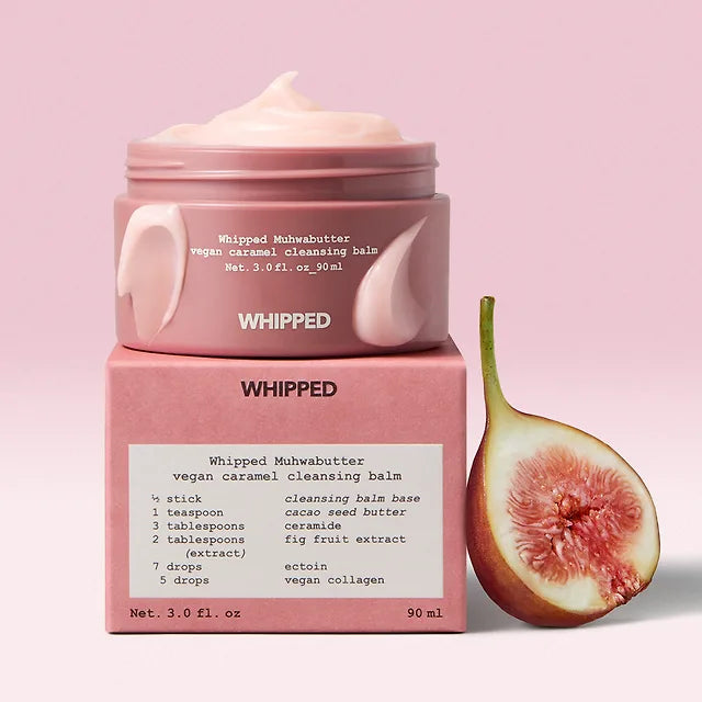 WHIPPED Fig Butter Vegan Caramel Cleansing Balm بلسم تنظيف نباتي بتركيبة زبدة التين والكراميل لبشرة ناعمة ورطبة